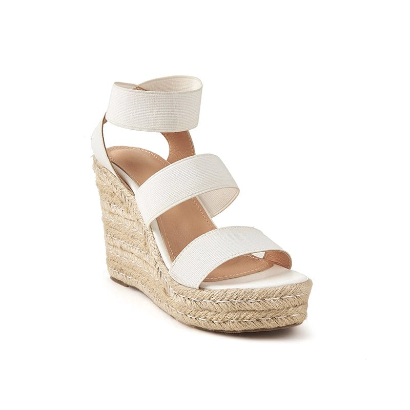 Wedge Heel Lace-Up Sandals Newgew