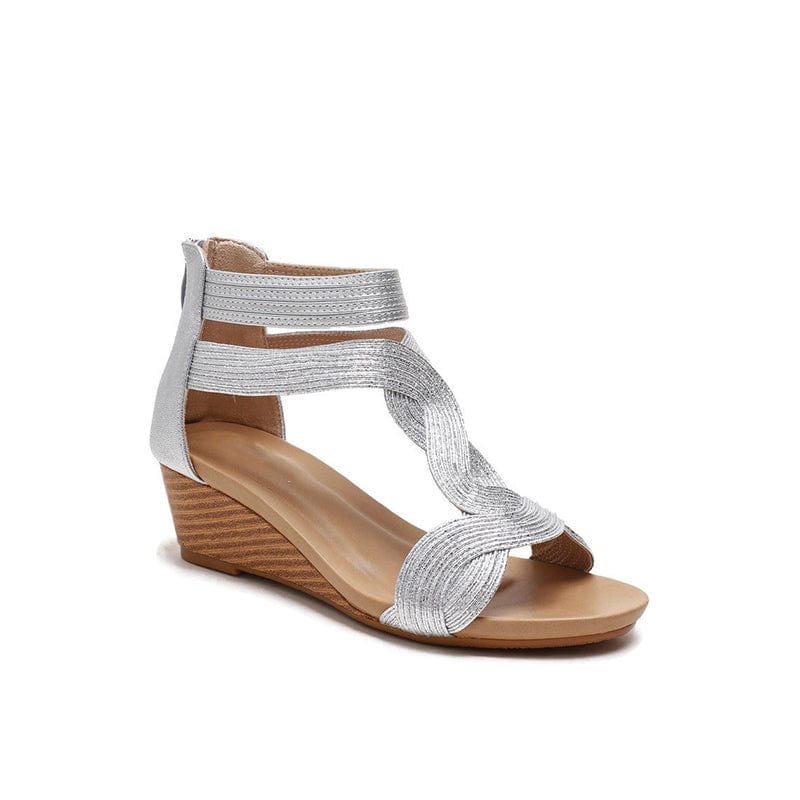 Ankle-strap Wedge Sandals Newgew