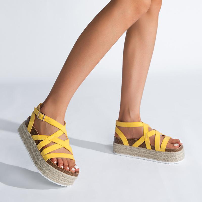 Gladiator Wedge Sandals Newgew