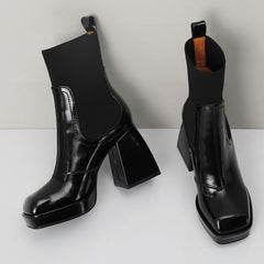 Toby Chunky Heel Chelsea Boots Newgew