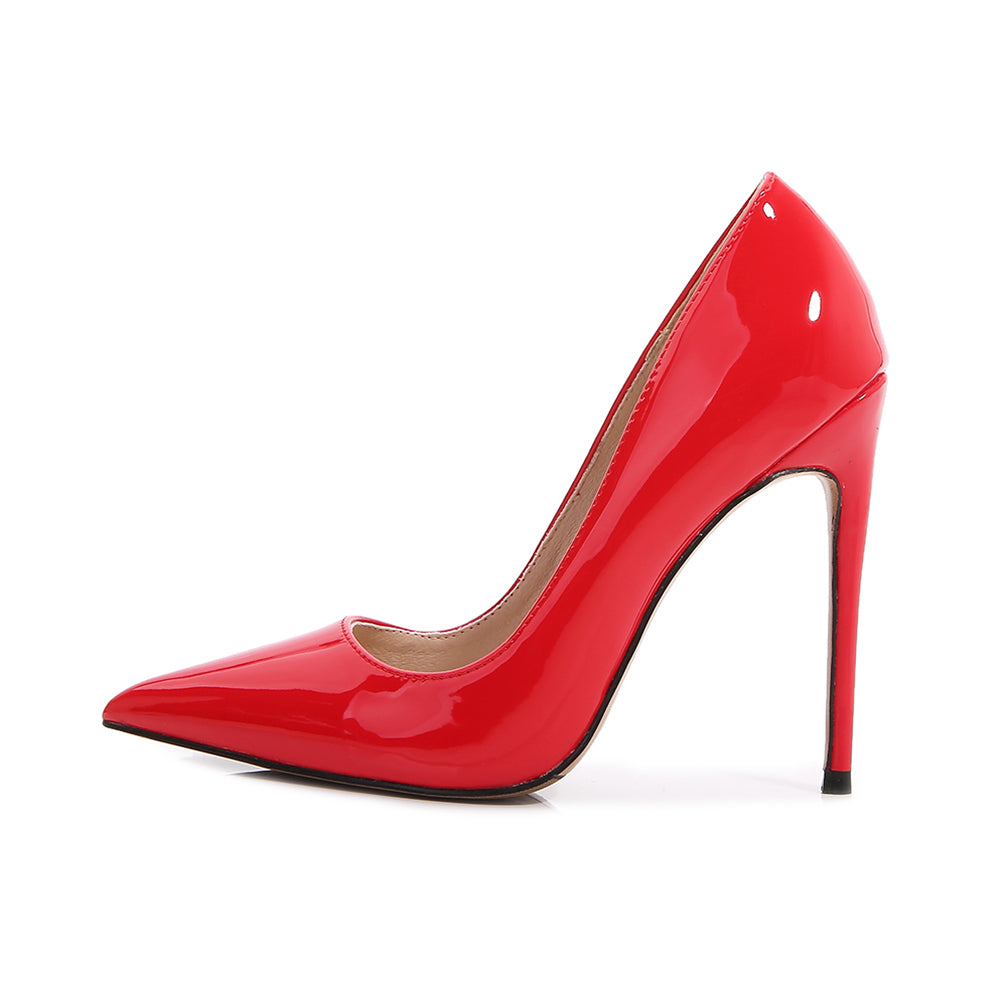 Patent Leather High Heels Pumps Newgew