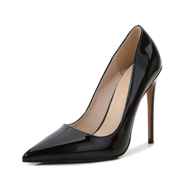 Patent Leather High Heels Pumps Newgew