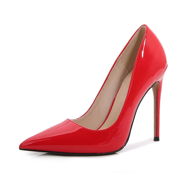 Patent Leather High Heels Pumps Newgew