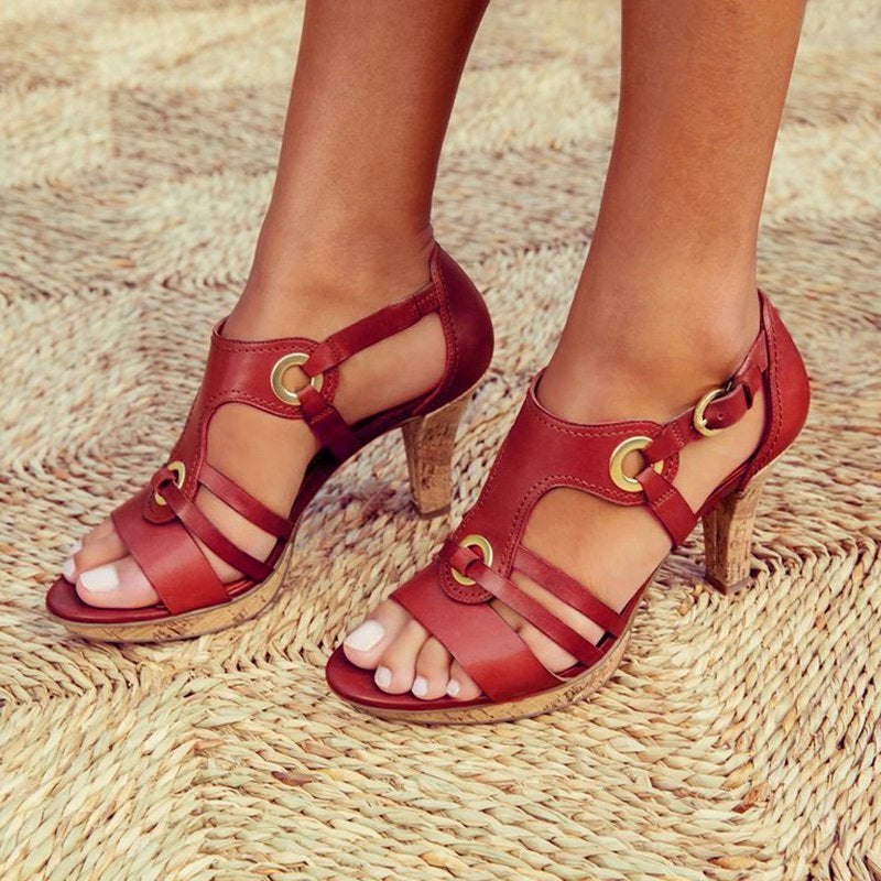 New Style Elegant Buckle Strap Sandals Newgew