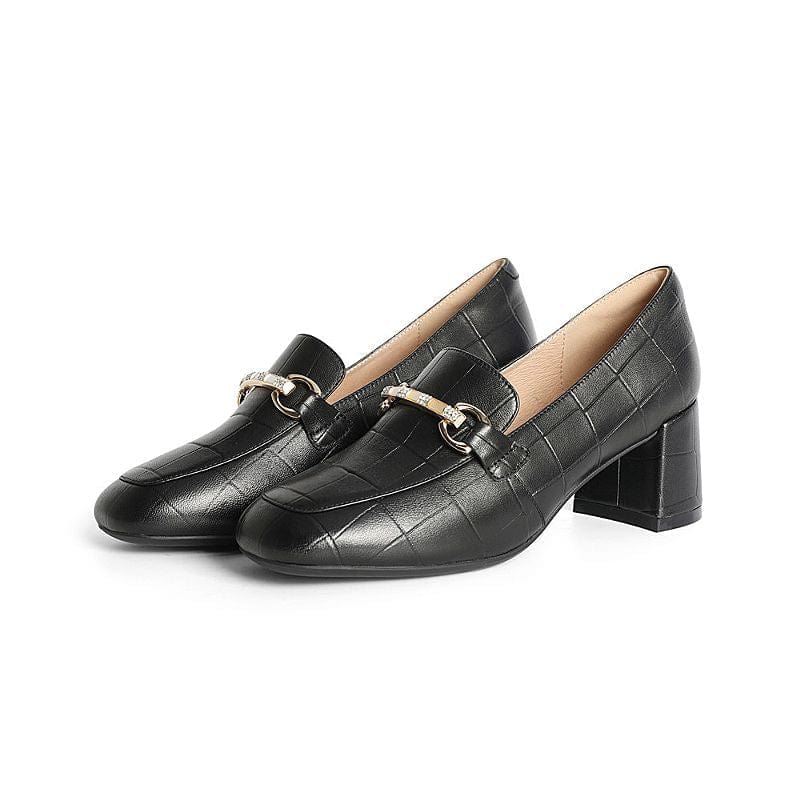 Simple Temperament Loafers Newgew