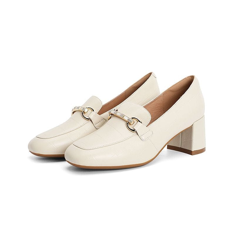 Simple Temperament Loafers Newgew