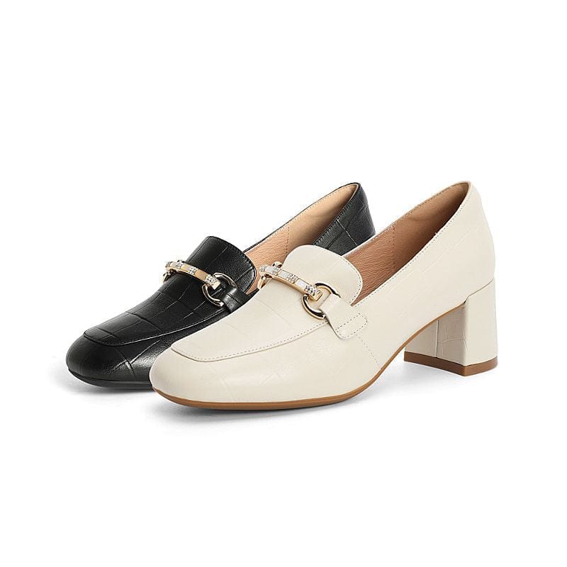 Simple Temperament Loafers Newgew