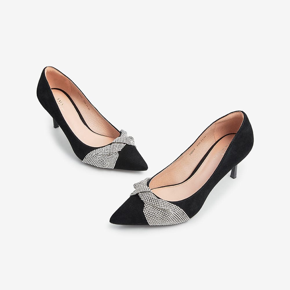 Pointed-Toe Thin-Heeled Shallow Mouth Shoes Newgew