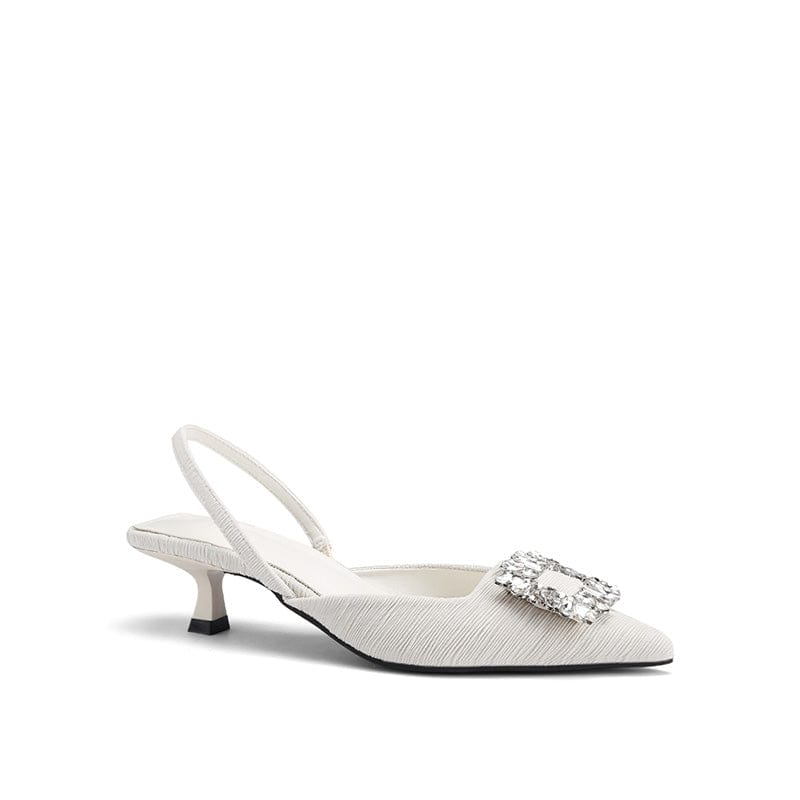 Rhinestone Tip Diamond Slingback sandals Newgew