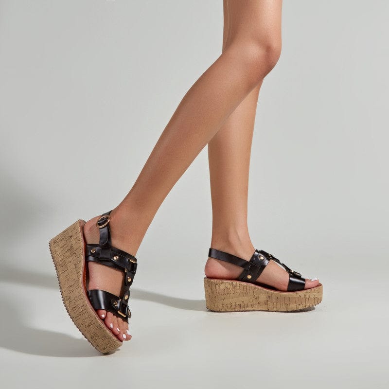 Newbella	Gladiator	Wedge Sandals Newgew