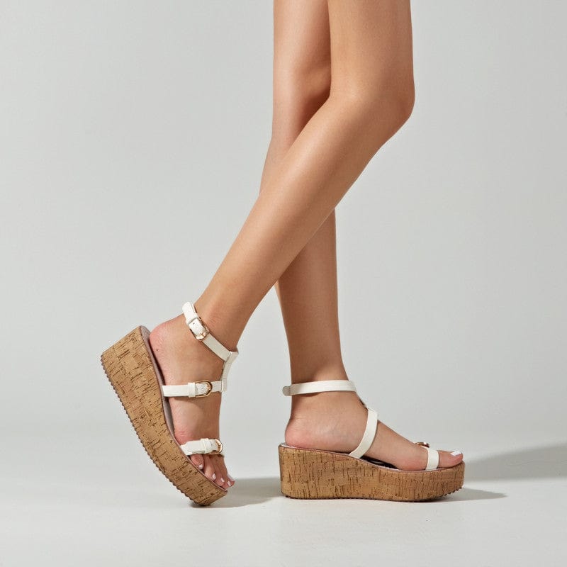 Newbella	Gladiator Wedge Sandals Newgew