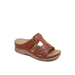 Women Summer Hook & Loop Platform Sandals Newgew