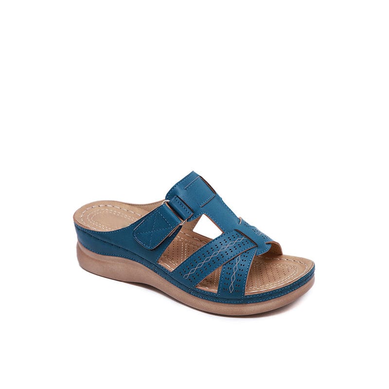 Women Summer Hook & Loop Platform Sandals Newgew