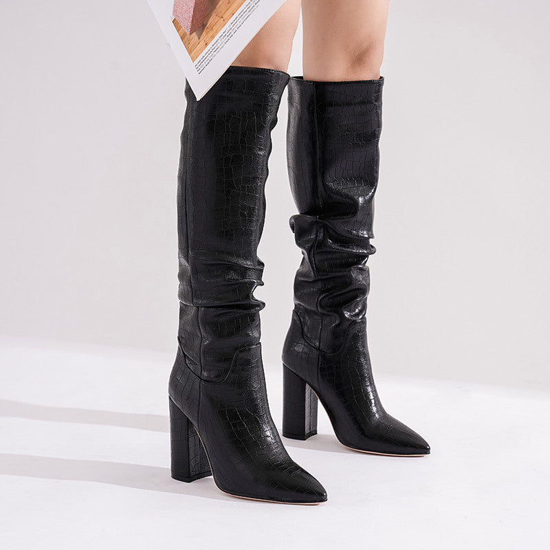 Frazer Slouch Knee High Boots Newgew