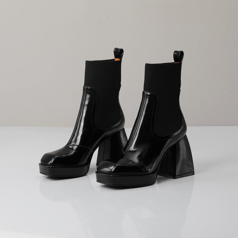 Toby Chunky Heel Chelsea Boots Newgew