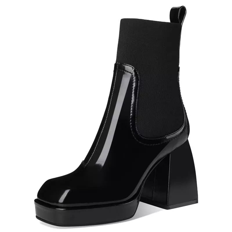 Toby Chunky Heel Chelsea Boots Newgew