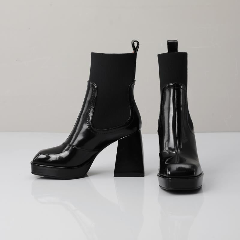 Toby Chunky Heel Chelsea Boots Newgew