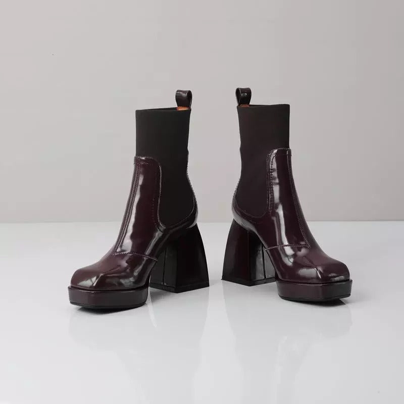 Toby Chunky Heel Chelsea Boots Newgew