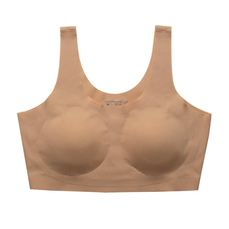 Cut Out Back No Show Wireless Yoga Bra NewGew