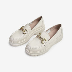 Thick Bottom Retro Loafers Newgew