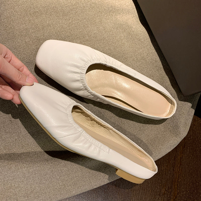 Dayanara Handmade Square Toe Flat Mules NEW GEW