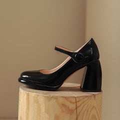 Claire Chunky Heel Mary Janes Pumps NEW GEW