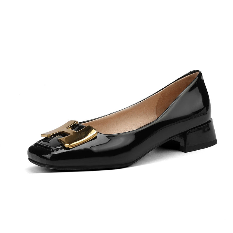 Dylan Low Heeled Ballet Flats with Metal NEW GEW