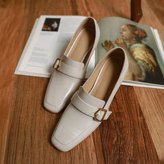 Indie High Heeled Loafers Beige Newgew