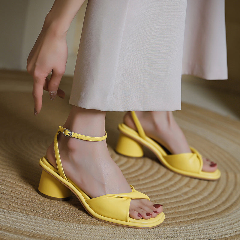 Cherish Handmade Open Toe Heeled Sandals NEW GEW