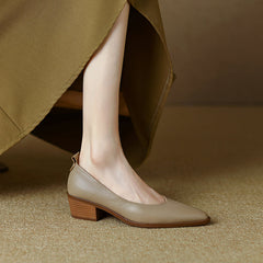 Itzel Nude Pointed Toe Pumps newgew