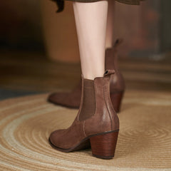 Havyn Heeled Chelsea Boots Brown Newgew