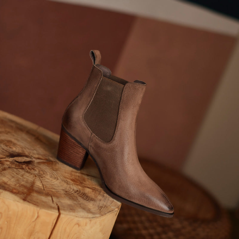 Havyn Heeled Chelsea Boots Brown Newgew