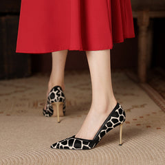 Mabel Leopard Print Dorsay Heels newgew