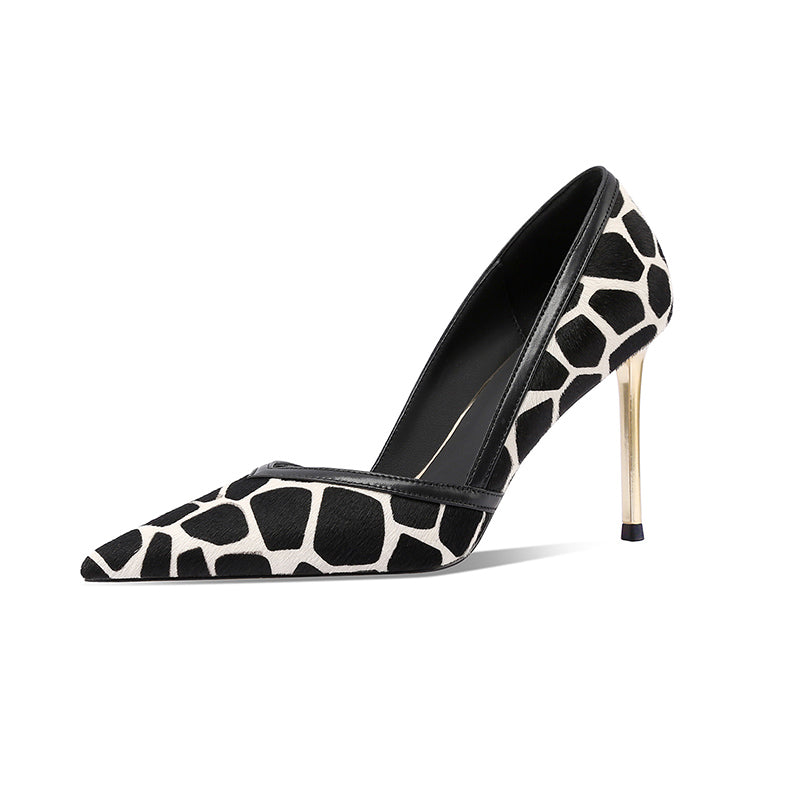 Mabel Leopard Print Dorsay Heels newgew