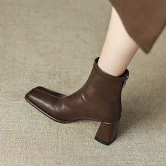 Miah Brown High Heel Boots newgew