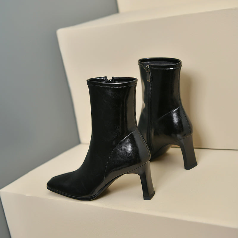 Marie Green Square Toe Ankle Boots newgew