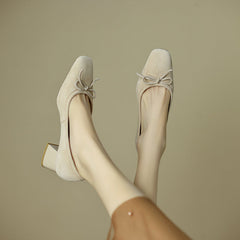 Nova Nude Bow Pumps Newgew