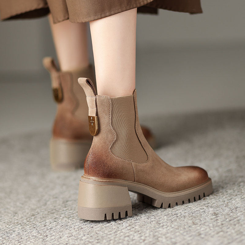 Hana Tan Platform Chelsea Boots Newgew